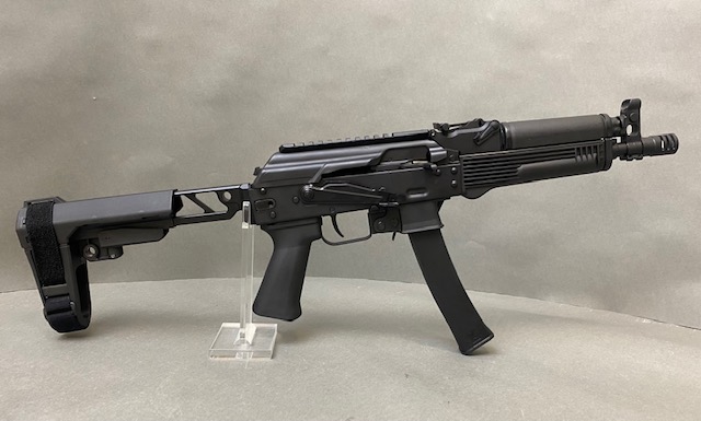 Kalashnikov USA KP9 KP-9  9mm Luger 9.25" 30+1 With JMAC Customs/SB Tactical SBA3 Folding Brace