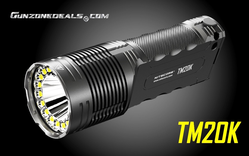 Nitecore TM20K 20,000 Lumen USB-C Rechargeable, Impact & Water Resistant Ultra High Performance Searchlight